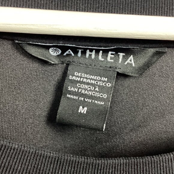 Athleta Sweatshirt Black M - Picture 3 of 6